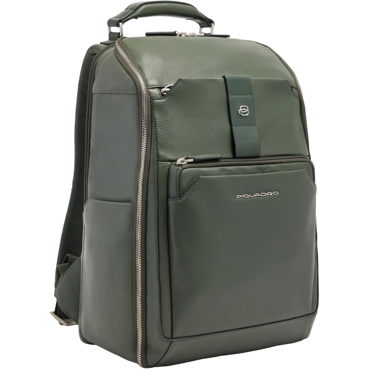 Рюкзак для ноутбука Piquadro Leather Cabin with 15.6" Laptop Pocket Green (CA7159W144/VE) - фото 2