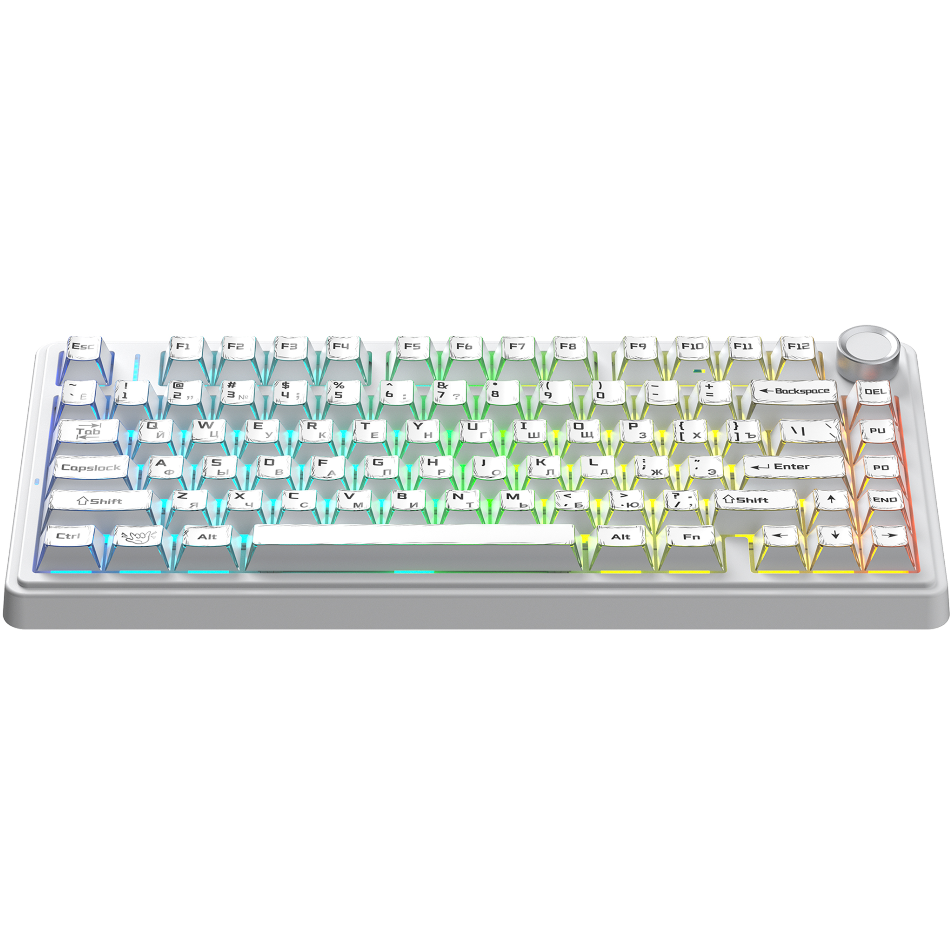 Клавиатура AULA F75 White Comics (Reaper Switches) - фото 3