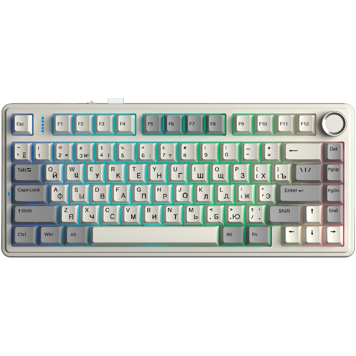 Клавиатура AULA F75 Retro (Milk White Switches)