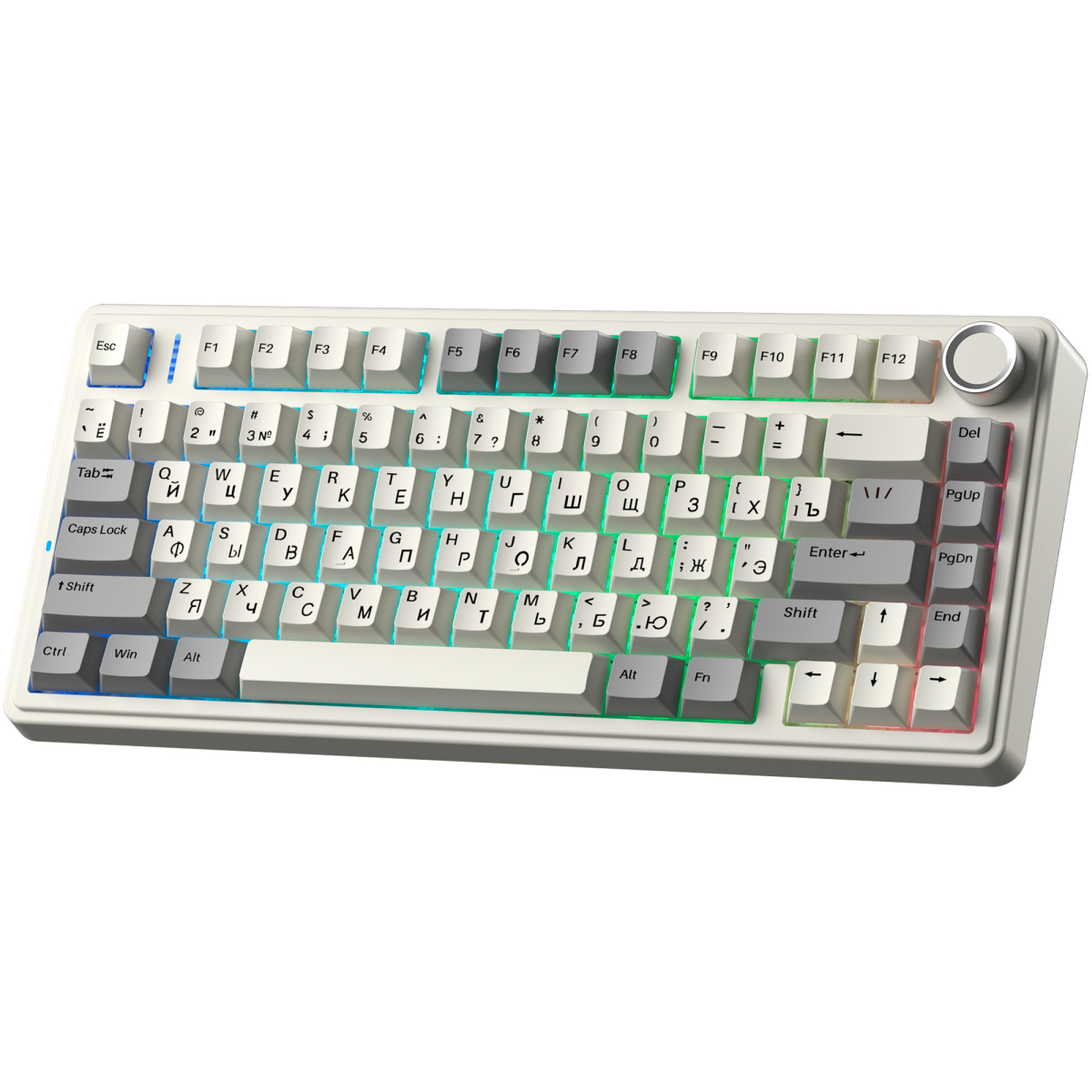 Клавиатура AULA F75 Retro (Milk White Switches) - фото 2
