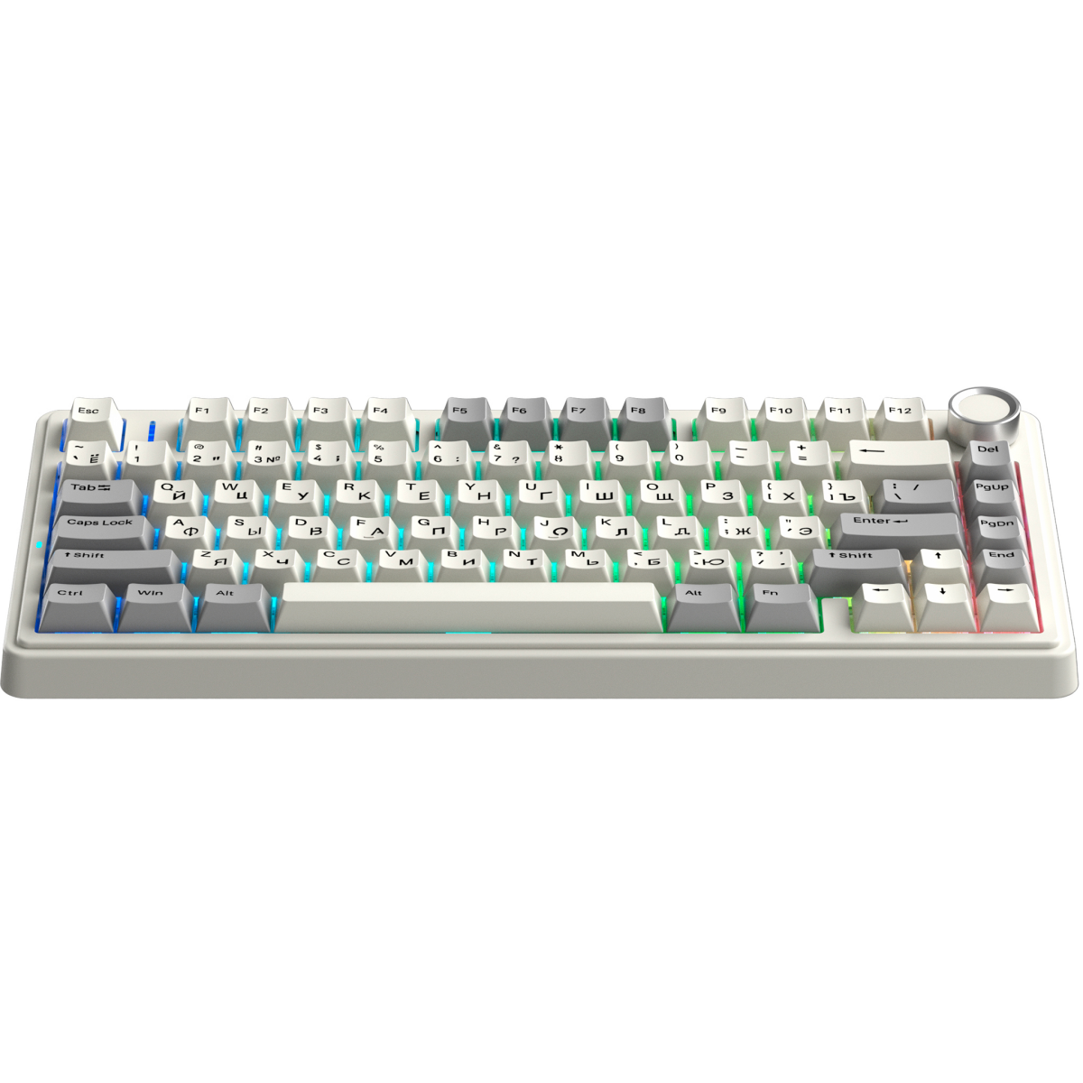 Клавиатура AULA F75 Retro (Milk White Switches) - фото 3