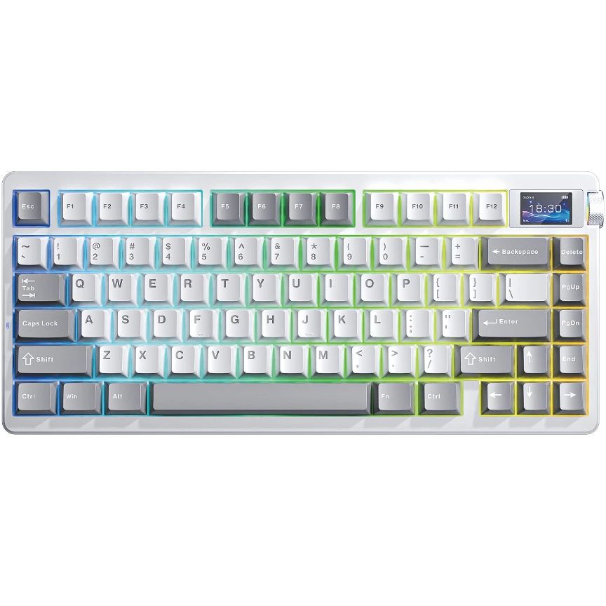 Клавиатура AULA Nova75 White/Grey