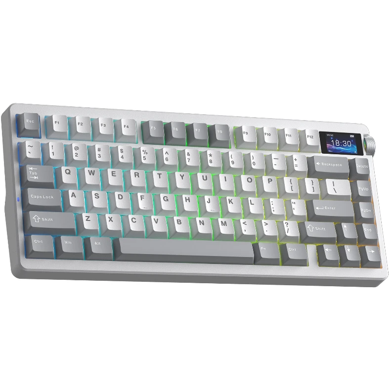 Клавиатура AULA Nova75 White/Grey - фото 2