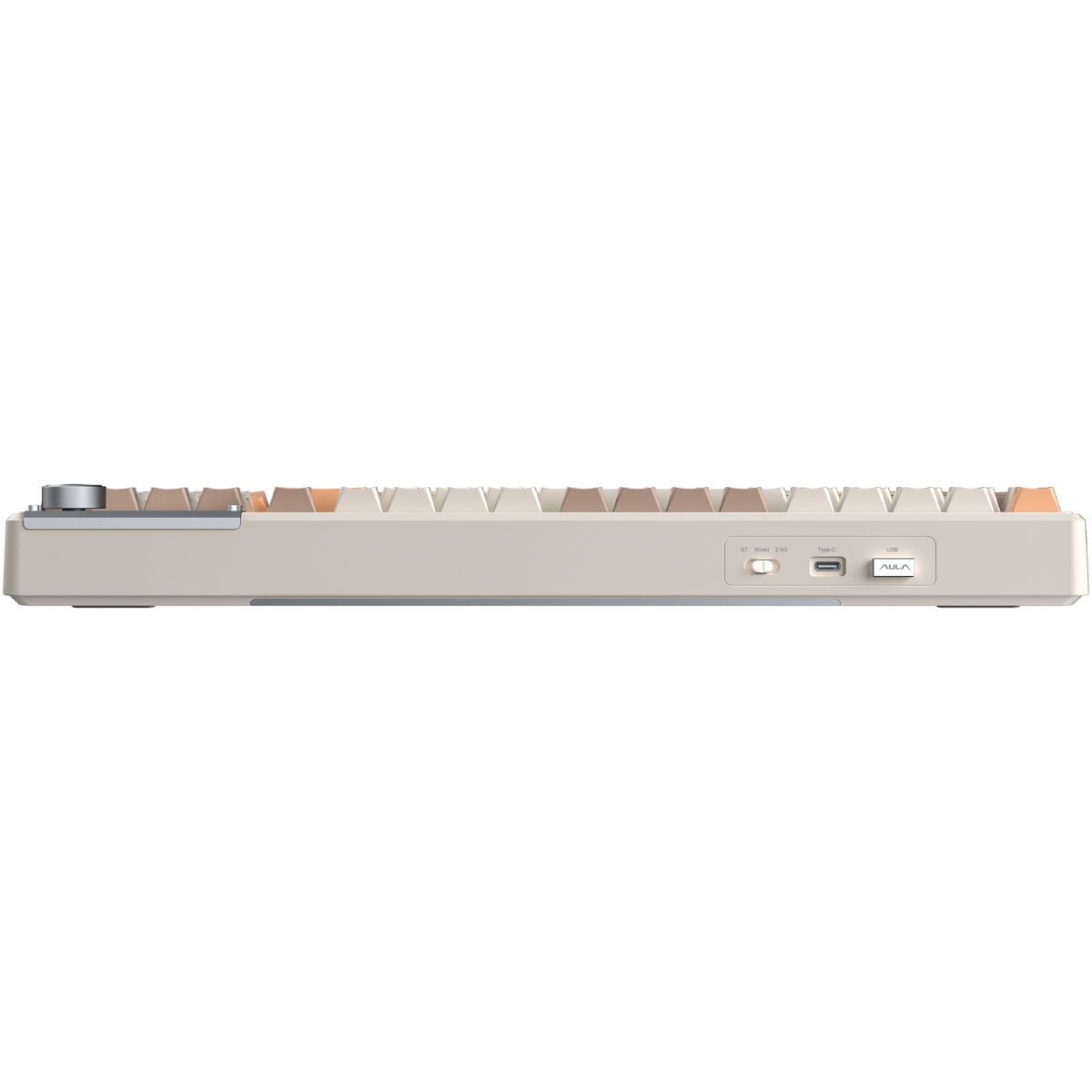 Клавиатура AULA F98Pro V3 White/Brown/Orange - фото 2