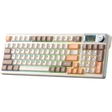 Клавиатура AULA F98Pro V3 White/Brown/Orange