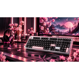 Клавиатура AULA Hero99 Black/Pink
