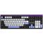Клавиатура AULA H108 Black/White/Purple