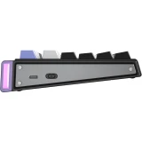 Клавиатура AULA H108 Black/White/Purple