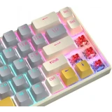 Клавиатура CyberLynx KA68 Grey/White