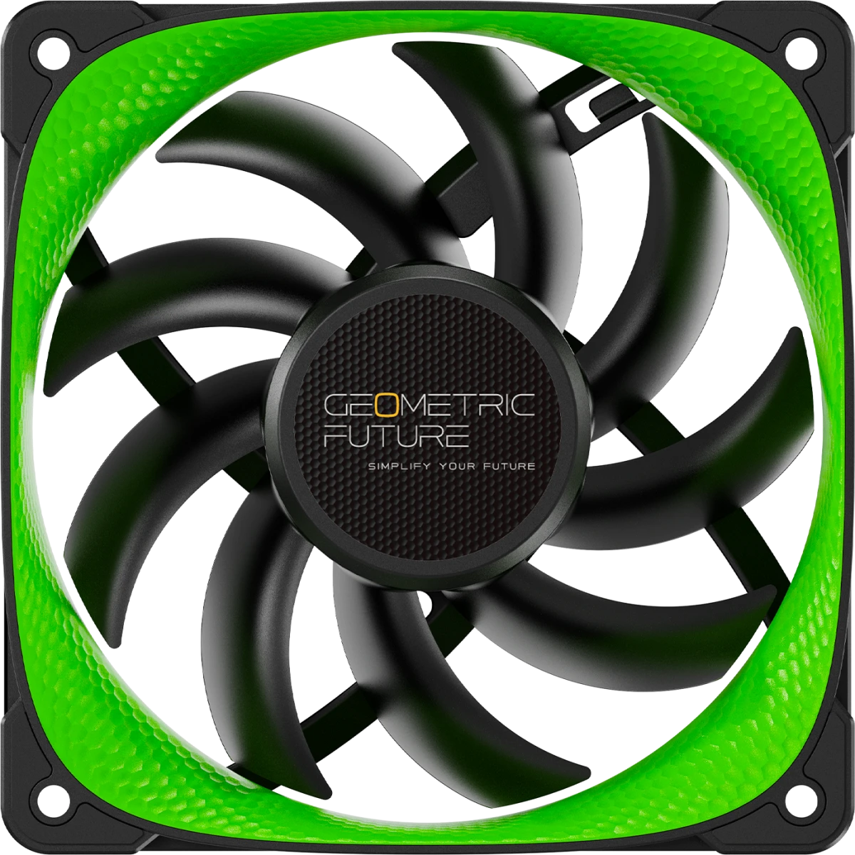 Вентилятор для корпуса Geometric Future Squama 3005G-12 Green (3 шт.) - 1F3005G312000 - фото 2