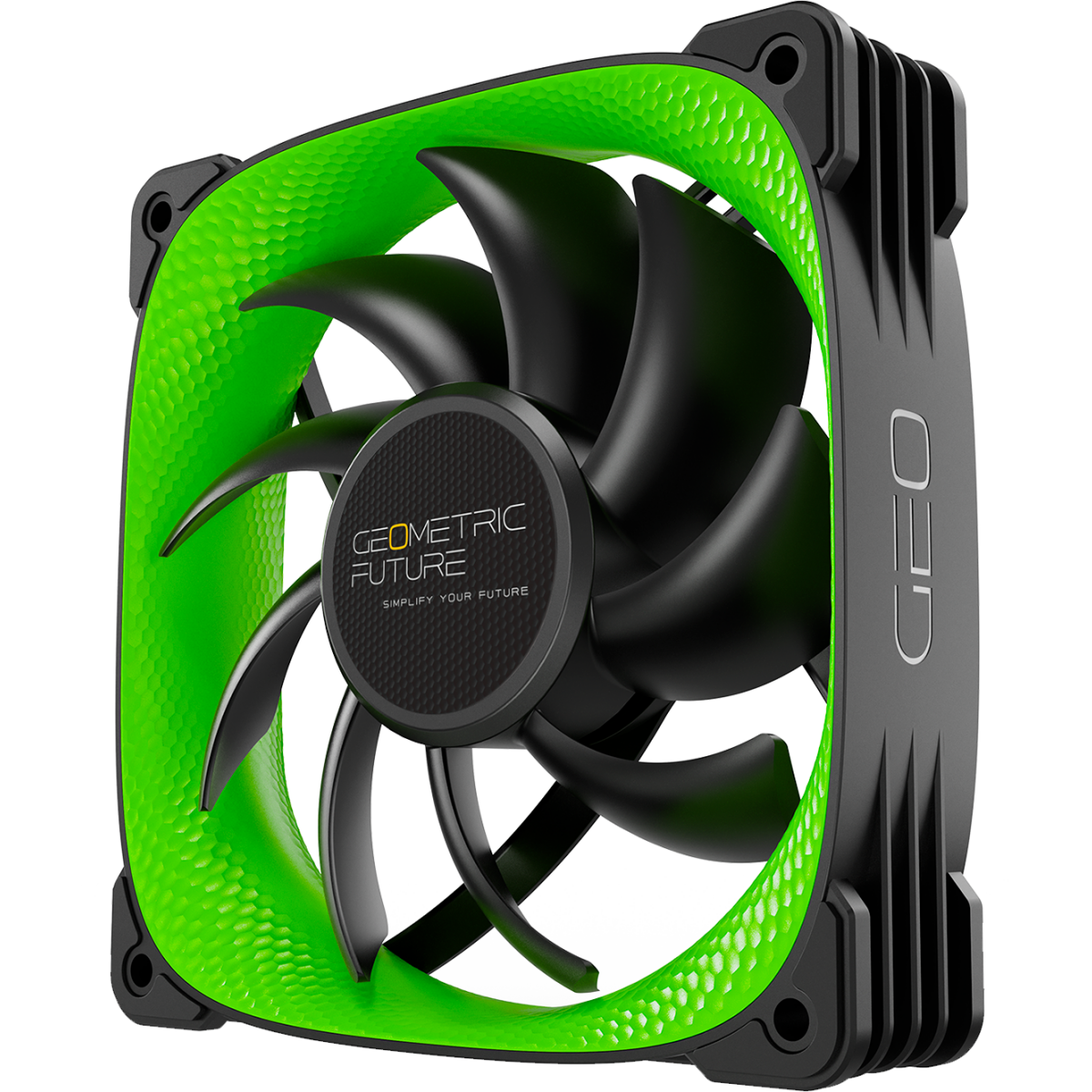 Вентилятор для корпуса Geometric Future Squama 3005G-12 Green (3 шт.) - 1F3005G312000 - фото 4