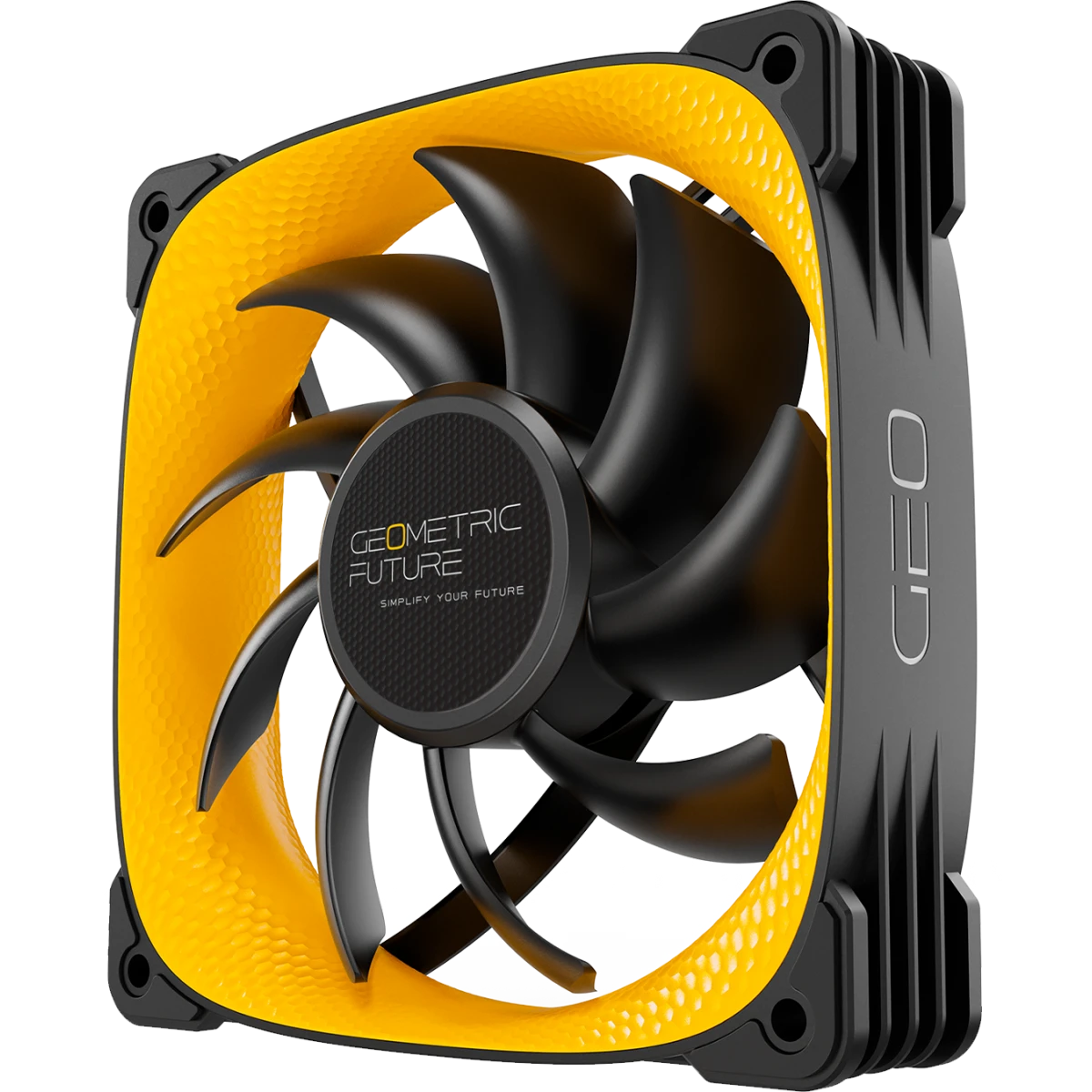 Вентилятор для корпуса Geometric Future Squama 3005Y-12 Yellow (3 шт.) - 1F3005Y312000 - фото 4