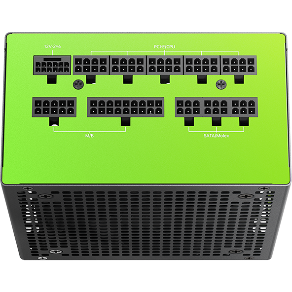 Блок питания 1000W Geometric Future Alpha Green - 1PATAL1K0G010 - фото 4
