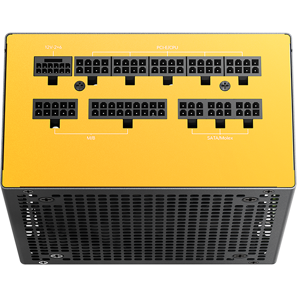 Блок питания 850W Geometric Future Alpha Yellow - 1PATAL850Y010 - фото 4
