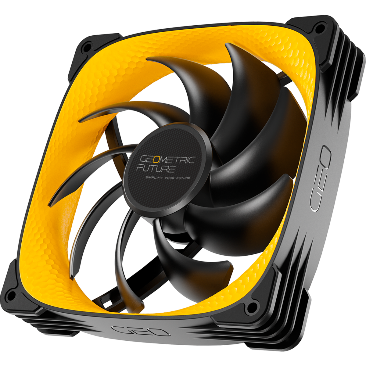Вентилятор для корпуса Geometric Future Squama 3005Y-14 Yellow - 1F3005Y114000 - фото 2