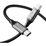 Кабель USB Type-C - USB Type-C, 1м, Filum FL-USB-40G240W-CM/CM-1M