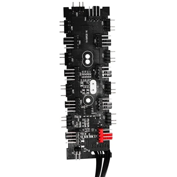 Контроллер вентиляторов Eurocase EU-HUB9 ARGB PWM - фото 3