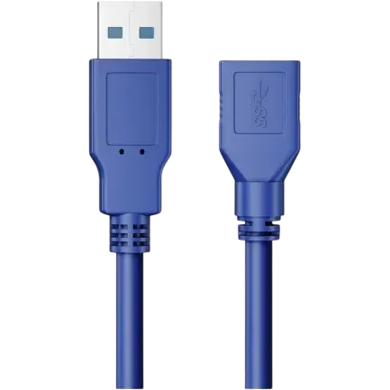Кабель удлинительный USB A (M) - USB A (F), 1.8м, Filum FL-USB-5GM4.5-AM/AF-1.8M