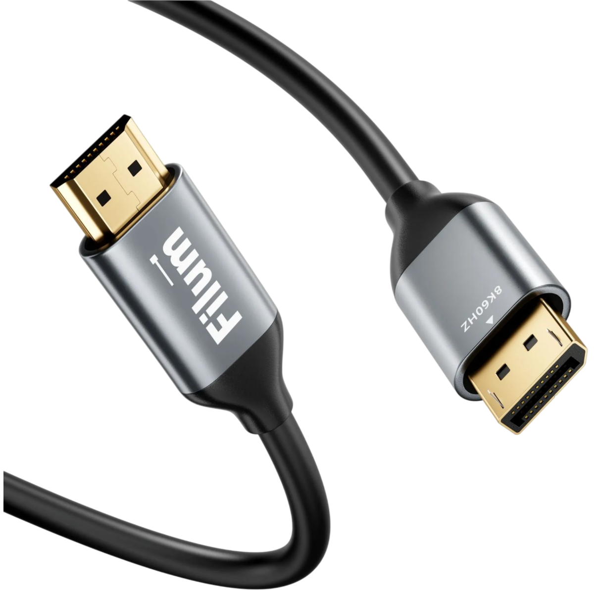 Кабель DisplayPort (M) - HDMI (M), 1.8м, Filum FL-AV-DP-HDMI8K60HZ-1.8M - фото 3
