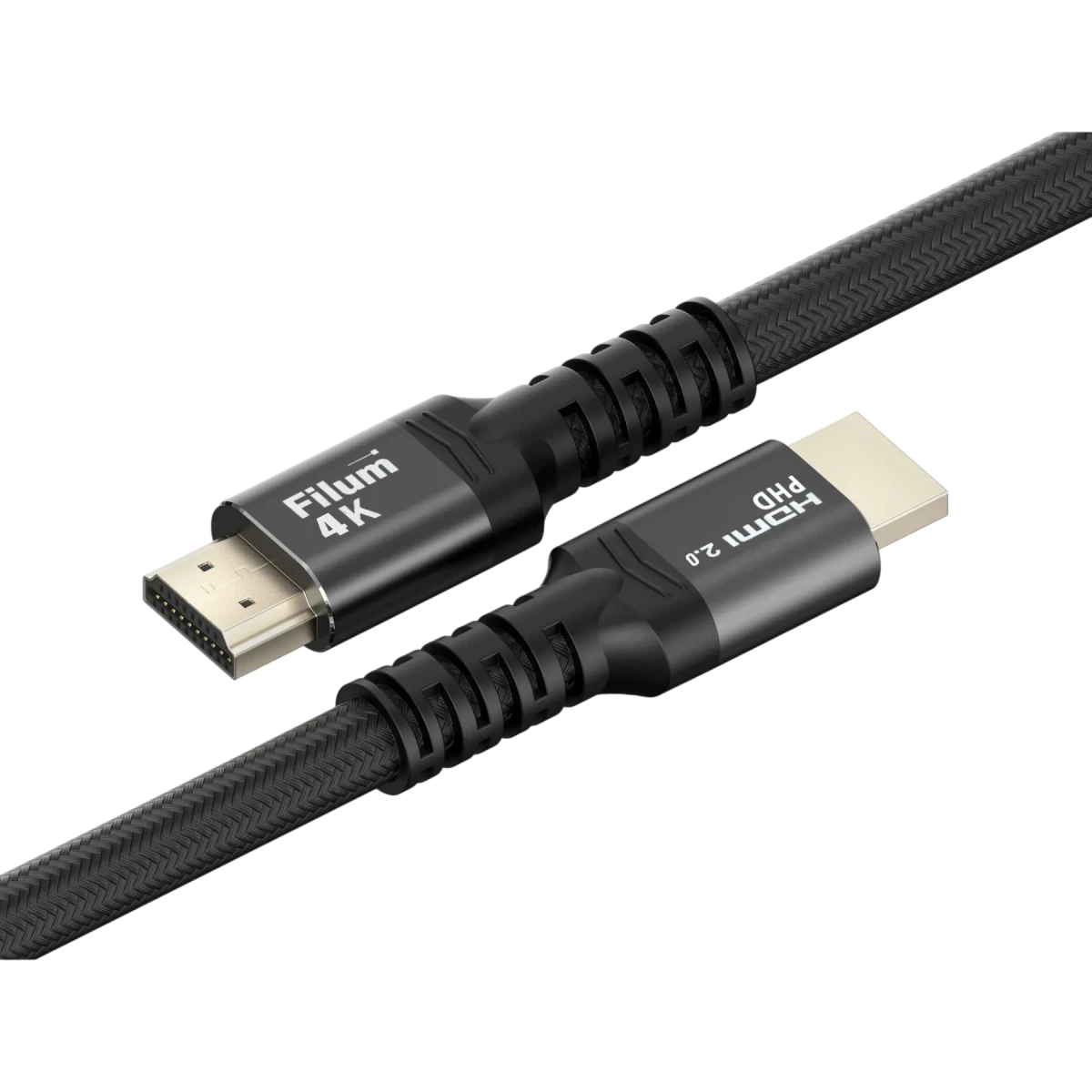 Кабель HDMI - HDMI, 0.6м, Filum FL-CP-HDMI2.0-0.6M - фото 2