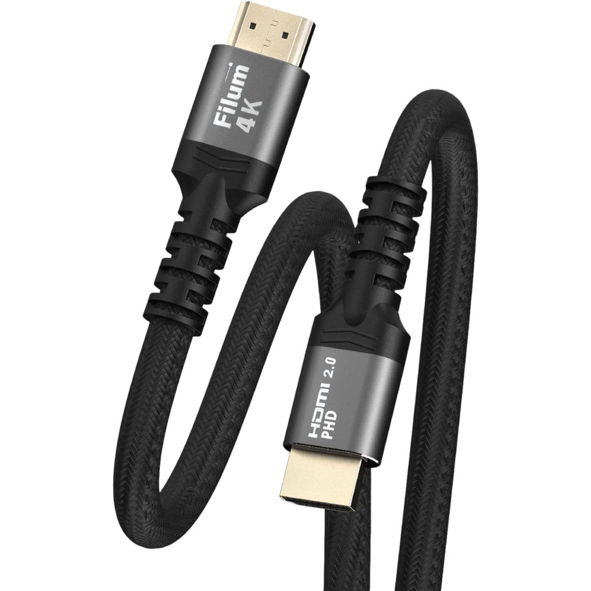 Кабель HDMI - HDMI, 1м, Filum FL-CP-HDMI2.0-1M - фото 3