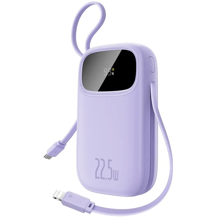 Внешний аккумулятор Baseus EnerFill FC31 Digital Display 10000mAh 22.5W Nebula Purple - P10082106513-00