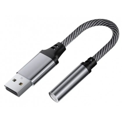 Переходник USB (M) - 3.5 Jack (F), KS-IS KS-898