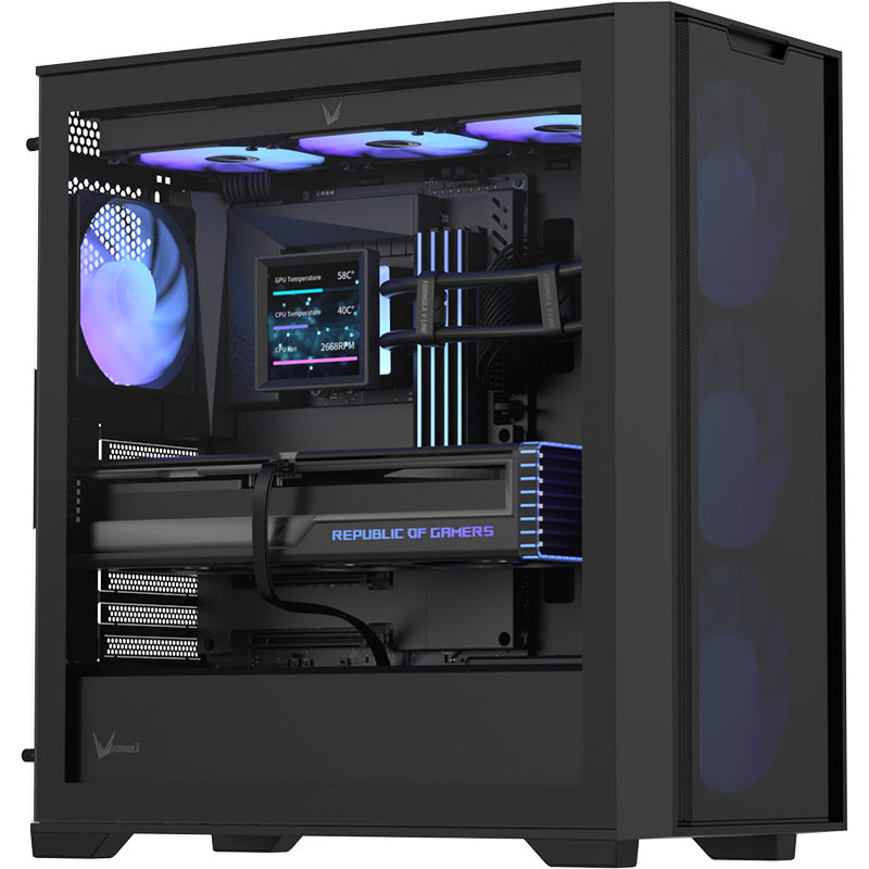 Корпус Formula Air Power GX600 Plus Black - AIR POWER GX600 PLUS BLACK - фото 9