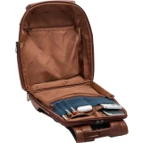 Рюкзак для ноутбука Piquadro Leather 14" with Wireless Charging Tobacco (CA7180W143/CU)