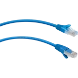 Патч-корд Cabeus PC-FTP-RJ45-Cat.6-0.5m-BL-LSZH, 0.5м