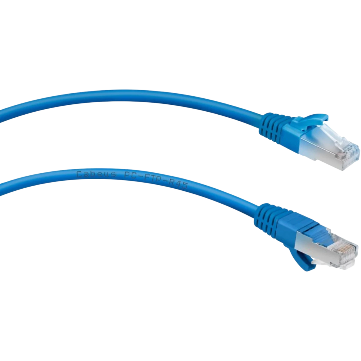 Патч-корд Cabeus PC-FTP-RJ45-Cat.6-0.15m-BL-LSZH, 0.15м