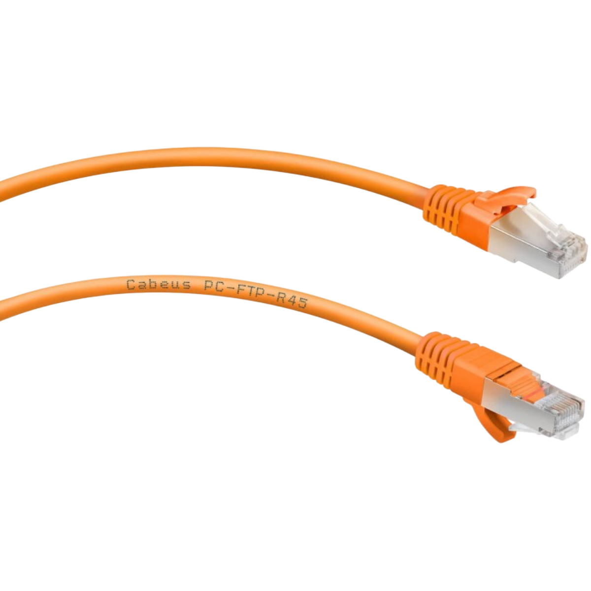 Патч-корд Cabeus PC-FTP-RJ45-Cat.6-0.3m-OR-LSZH, 0.3м