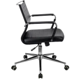 Офисное кресло Бюрократ CH-884SL-Low Black (CH-884SL-LOW/B-PU)