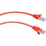 Патч-корд Cabeus PC-FTP-RJ45-Cat.6-1m-RD-LSZH, 1м