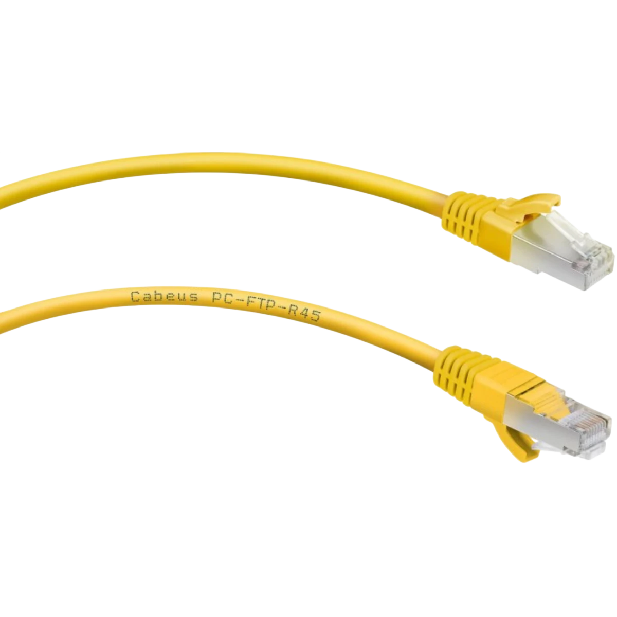 Патч-корд Cabeus PC-FTP-RJ45-Cat.5e-5m-YL-LSZH, 5м