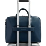 Сумка для ноутбука Piquadro Double-Zip 15.6" Leather Blue (CA7177W143/BLU)