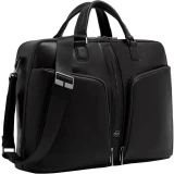 Сумка для ноутбука Piquadro Double-Zip 15.6" Leather Black (CA7177W143/N)
