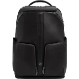 Рюкзак для ноутбука Piquadro Two-Compartment Leather 15.6" Black (CA7181W143/N)