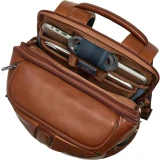 Рюкзак для ноутбука Piquadro Two-Compartment Leather 15.6" Tobacco (CA7181W143/CU)
