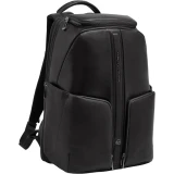 Рюкзак для ноутбука Piquadro Leather 15.6" with Wireless Charging Black (CA7182W143/N)