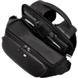 Рюкзак для ноутбука Piquadro Leather 15.6" with Wireless Charging Black (CA7182W143/N)