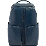 Рюкзак для ноутбука Piquadro Leather 15.6" with Wireless Charging Blue (CA7182W143/BLU)