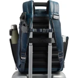 Рюкзак для ноутбука Piquadro Leather 15.6" with Wireless Charging Blue (CA7182W143/BLU)