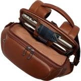 Рюкзак для ноутбука Piquadro Leather 15.6" with Wireless Charging Tobacco (CA7182W143/CU)