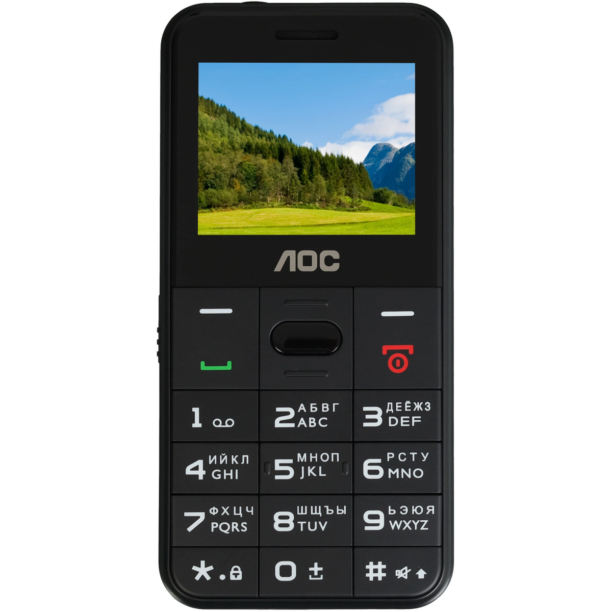 Телефон AOC A205 Black - CTA205BK/00