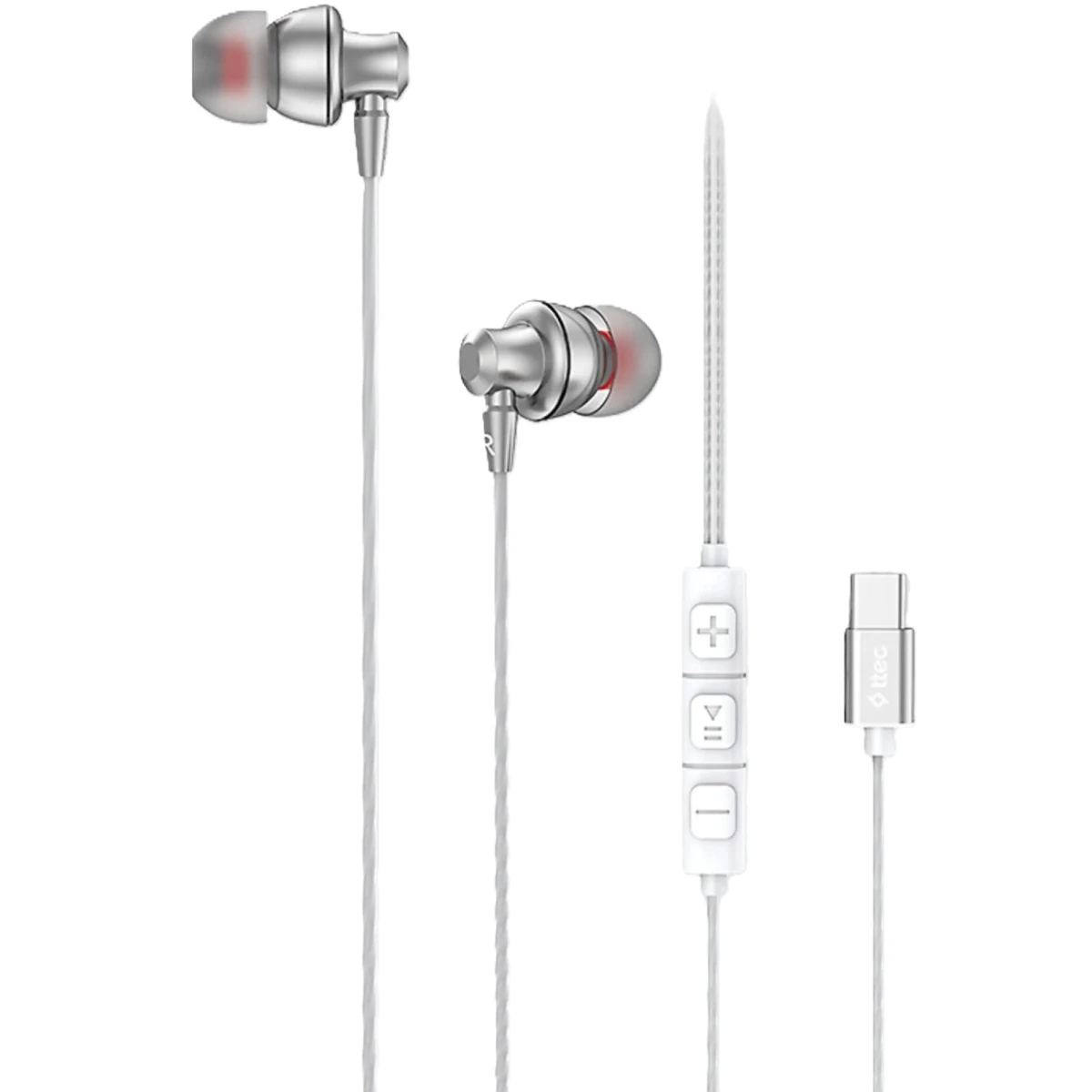 Гарнитура ttec Pop Fit Style USB-C Stereo White - 2KMM21B