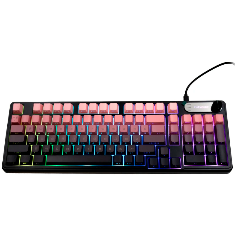 Клавиатура Furycube IP98 Black/Pink - KB-M-IP98-BKP