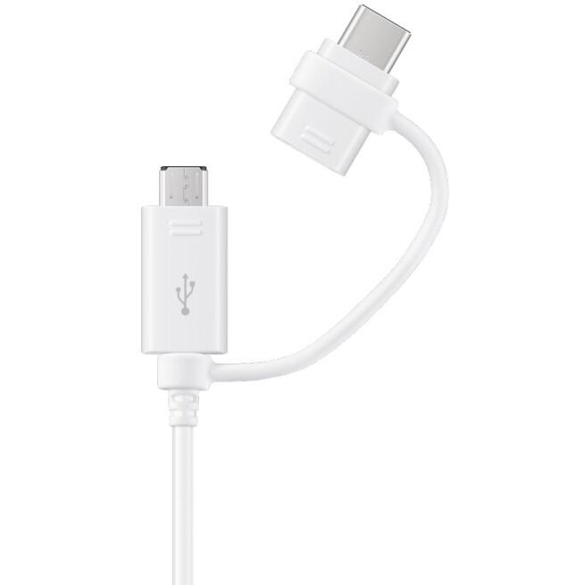 Кабель USB - microUSB/USB Type-C, 1.5м, Samsung EP-DG930DWEGRU