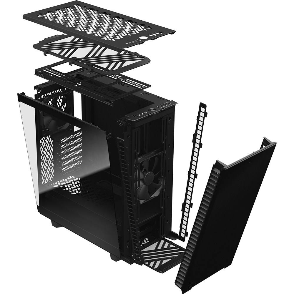 Корпус Fractal Design Define 7 Compact Black TG Light Tint - FD-C-DEF7C-03 - фото 19