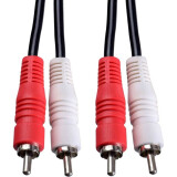 Кабель 2x RCA (M) - 2x RCA (M), 1.5м, Perfeo R3002